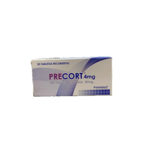 PRECORT 4 MG CAJA X 30 TABLETAS NOVAMED 