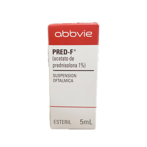 PRED-F 1% SOLUCION OFTALMICA FRASCO X 5 ML 