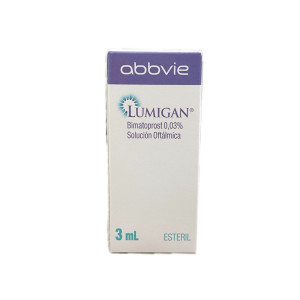 LUMIGAN 0.3% SOLUCION OFTALMICA FRASCO X 3 ML