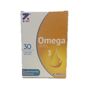 OMEGA 3 CON EPA Y DHA CAJA X 30 CAPSULAS 