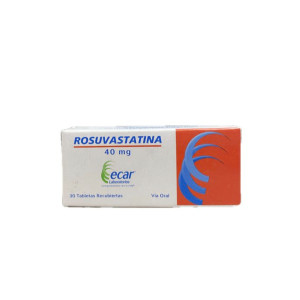 ROSUVASTATINA 40 MG CAJA X 30 TABLETAS