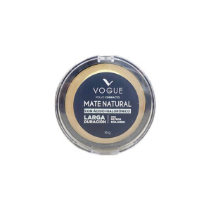 POLVO COMPACTO VOGUE MATE NATURAL ARENA X 14 G 