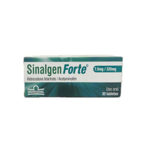 SINALGEN FORTE 7.5MG/325 MG CAJA X 30 TABLETAS 