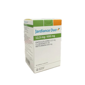 JARDIANCE DUO 12,5MG/850 MG FRASCO X 60 TABLETAS 