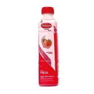 PEDIALYTE 60 ZINC FRESA FRASCO X 500 ML