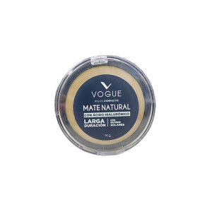 POLVO COMPACTO VOGUE MATE NATURAL MORENO X 14 G 