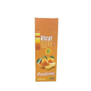 VITAMINA C 500 MG VICAL MANDARINA CAJA X 144 TABLETAS MASTICABLES 