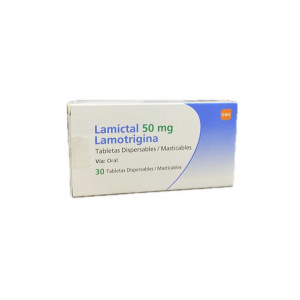 LAMICTAL 50 MG CAJA X 30 TABLETAS 