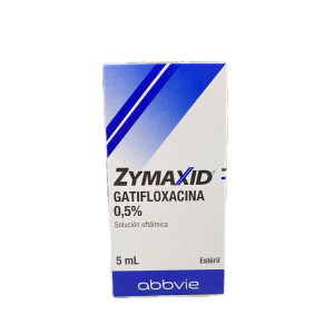 ZYMAXID 0.5% SOLUCION OFTALMICA FRASCO X 5 ML 