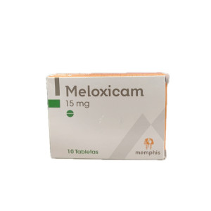 MELOXICAM 15 MG CAJA X 10 TABLETAS MEMPHIS