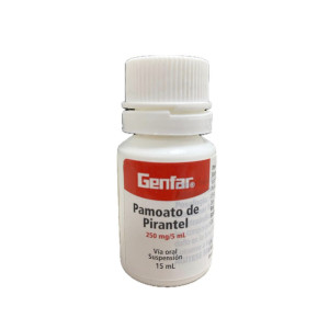 PAMOATO DE PIRANTEL 250 MG SUSPENSION FRASCO X 15 ML GENFAR