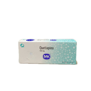 QUETIAPINA 100 MG CAJA X 30 TABLETAS MK