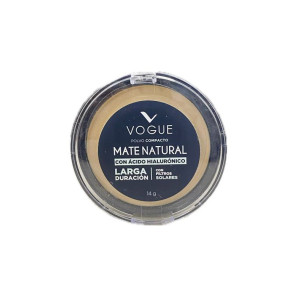 POLVO COMPACTO VOGUE MATE NATURAL TROPICO X 14 G