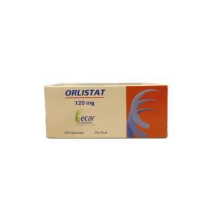 ORLISTAT 120 MG CAJA X 60 CAPSULAS ECAR