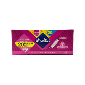 TAMPONES NOSOTRAS DIGITAL REGULAR CAJA X 20 UNDS