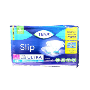 PAÑALES TENA SLIP ULTRA TALLA L BOLSA X 21 UNDS