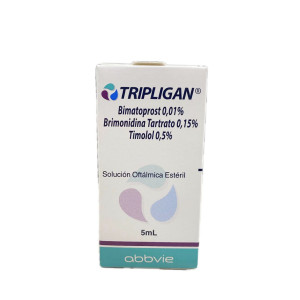 TRIPLIGAN SOLUCION OFTALMICA FRASCO X 5 ML