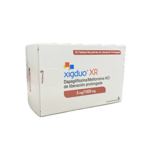 XIGDUO XR 5MG/1000 MG CAJA X 56 TABLETAS 
