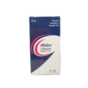AFELEX (CEFALEXINA) 250MG/5ML FRASCO X 60 ML 