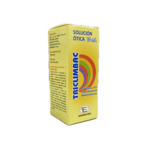 TRICLIMBAC SOLUCION OTICA FRASCO X 10 ML