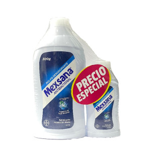 TALCO MEXSANA ANTIBACTERIAL 300 GR + MEXSANA ANTIBACTERIAL 85 GR