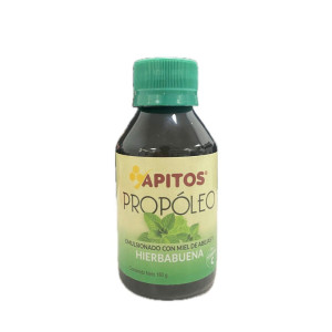 APITOS PROPOLEO CON MIEL DE ABEJAS Y HIERBABUENA FRASCO X 180 GR