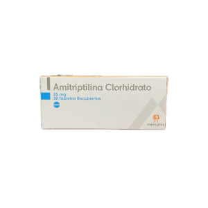 AMITRITILINA 25 MG CAJA X 30 TABLETAS MEMPHIS 