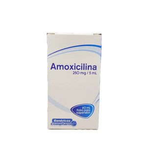 AMOXICILINA SUSPENSION 250MG/5ML FRASCO  X 60 ML 
