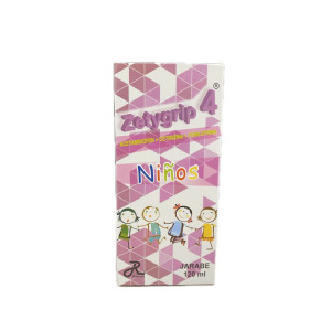 ZETYGRIP 4 NIÑOS JARABE FRASCO X 120 ML 