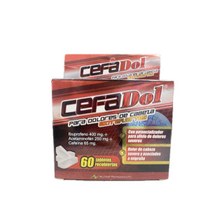 CEFADOL CAJA X 60 TABLETAS RECUBIERTAS 