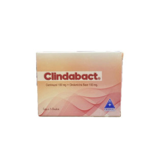 CLINDABACT CAJA X 3 OVULOS 