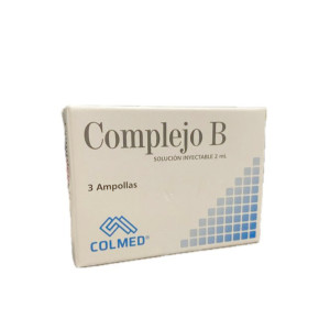 COMPLEJO B INYECTABLE 2 ML CAJA X 3 AMPOLLAS COLMED 
