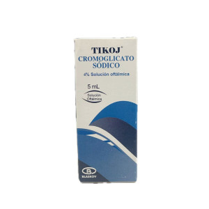 CROMOGLICATO SODICO 4% TIKOJ SOLUCION OFTALMICA FRASCO X 5 ML