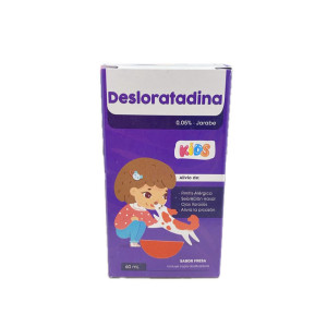DESLORATADINA KIDS 0.5 MG JARABE FRASCO X 60 ML MEMPHIS 