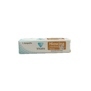 HIOSCINA 20MG/1ML CAJA X 1 AMPOLLA VITALIS 