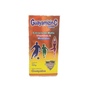 GUAYAMIZIN-C JALEA SABOR A GUAYABA FRASCO X 300 GR