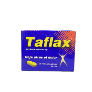 TAFLAX 300 MG CAJA X 30 TABLETAS RECUBIERTAS 