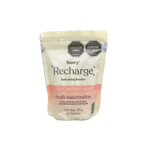 RECHARGE REFRESHING POWDER FRESH WATERMELON DOYPACK X 120 G SAVVY