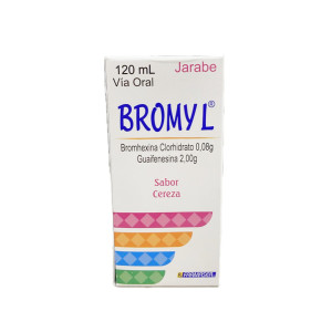 BROMYL JARABE SABOR CEREZA FRASCO X 120 ML 