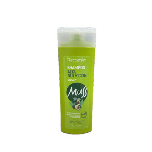 SHAMPOO MUSS ALTA NUTRICION FRASCO X 400 ML 