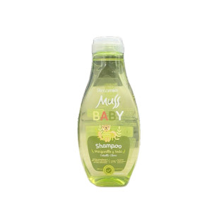 SHAMPOO MUSS BABY ROMERO Y SEDA CABELLO OSCURO FRASCO X 400 ML 