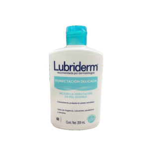 LUBRIDERM HUMECTACION DELICADA FRASCO X  200 ML