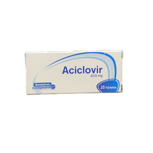 ACICLOVIR 200 MG CAJA X 25 TABLETAS COASPHARMA