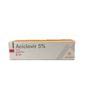 ACICLOVIR UNGUENTO 5% TUBO X 15 G MEMPHIS 