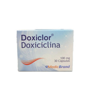 DOXICLOR 100 MG CAJAX 30 CAPSULAS 