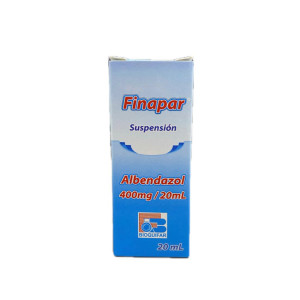 ALBENDAZOL (FINAPAR) SUSPENSION FRASCO X 20 ML