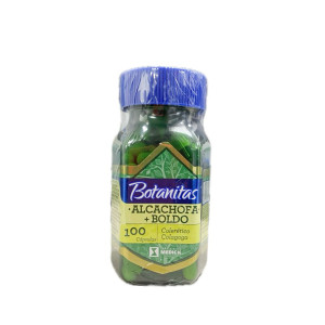 ALCACHOFA + BOLDO FRASCO X 100 CAPSULAS BOTANITAS 