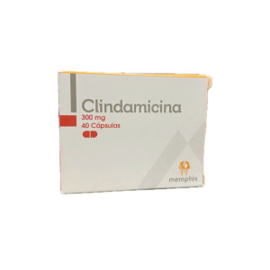 CLINDAMICINA 300 MG CAJA X 40 CAPSULAS MEMPHIS 