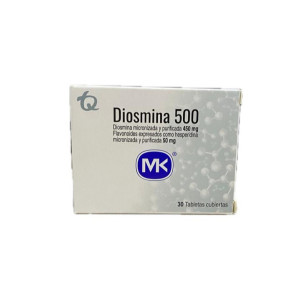 DIOSMINA 500 MG CAJA X 30 TABLETAS MK