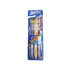 CEPILLO ORAL PLUS TEXTURA MEDIA CAJA X 3 UNDS